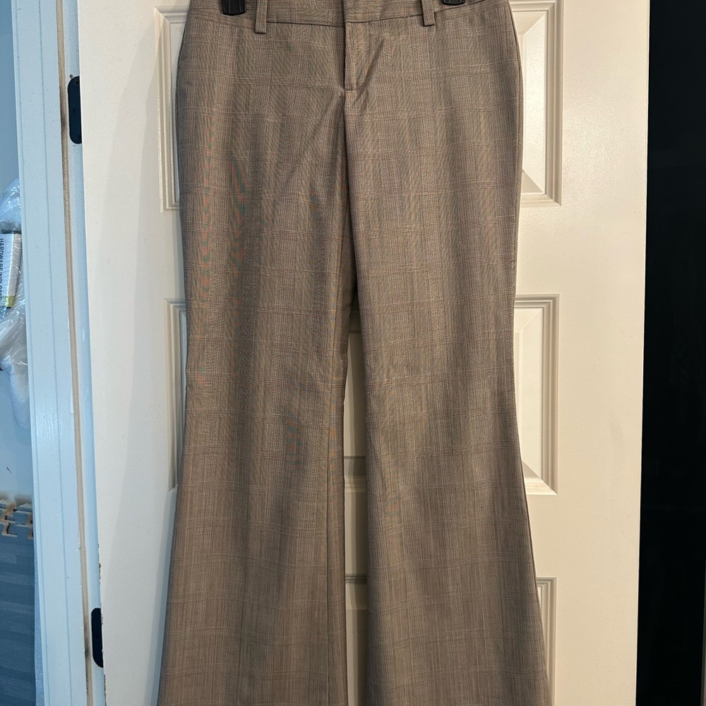 Banana Republic’Ryan Fit’ Tan plaid Pants- 0